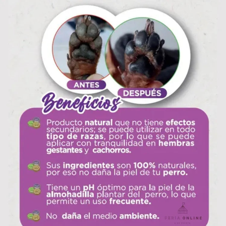 Orenda Paw Citronella Protector Humetante De Huellas En Perros