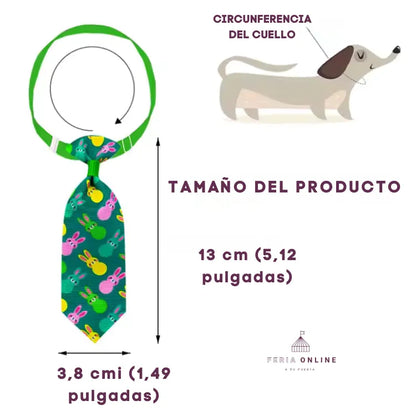 Corbata Con Broche Para Perro Y Gato