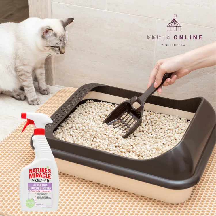 Nature Miracle Spray Destructor de Olor Caja Arenera
