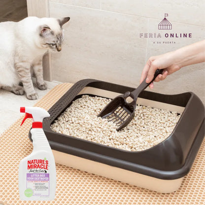 Nature Miracle Spray Destructor de Olor Caja Arenera