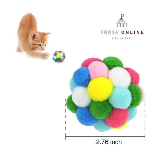 Pelota de Felpa para Gatos