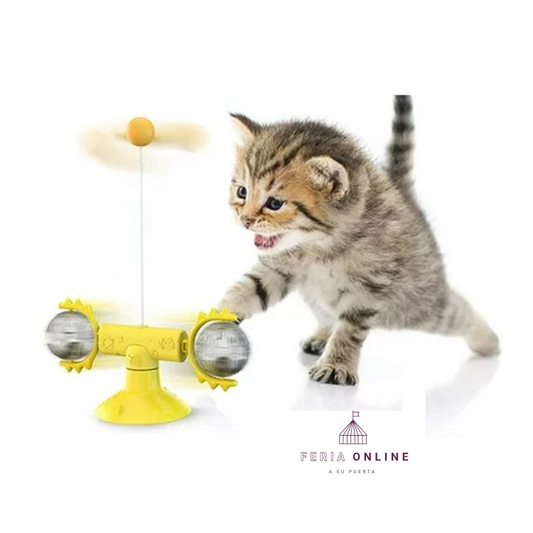 Molino de Viento para Gatos