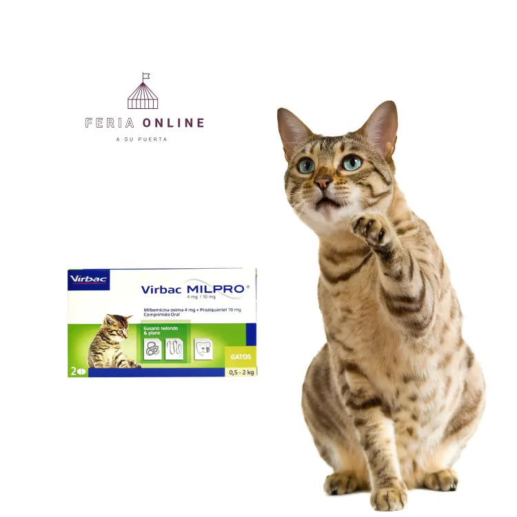 MILPRO 4mg/10mg - Endoparasiticida para Gatos