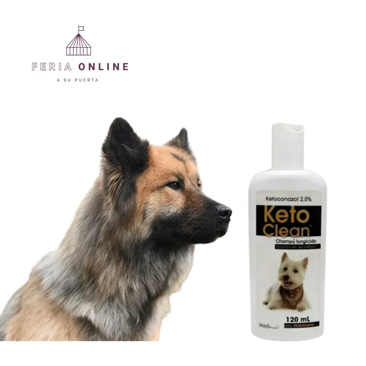 Shampoo Medicado Para Perros Keto Clean 120 ML
