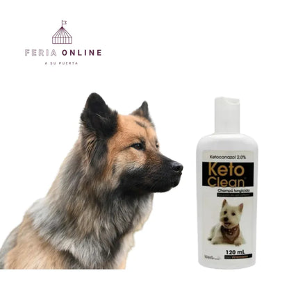 Shampoo Medicado Para Perros Keto Clean 120 ML