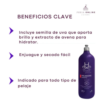 Hydra Voluminising Shampoo x 1000 ML