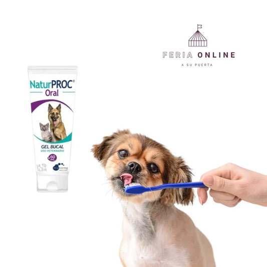 Naturproc Limpieza Dental Perros Y Gatos En Gel Sabor Miel 60 ML