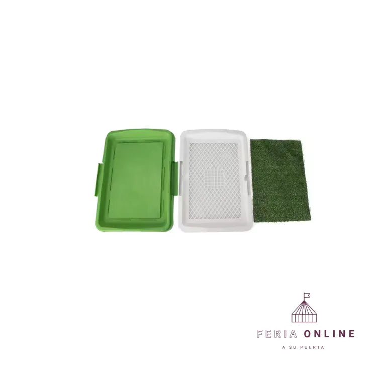 Base Sanitaria Con Gramilla Para Perros Pequeños