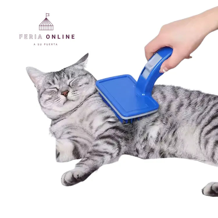 Cepillo Para Mascotas con Expulsor Automático