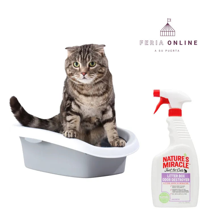 Nature Miracle Spray Destructor de Olor Caja Arenera