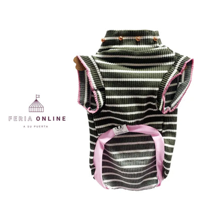 Blusa Acanalada Gola