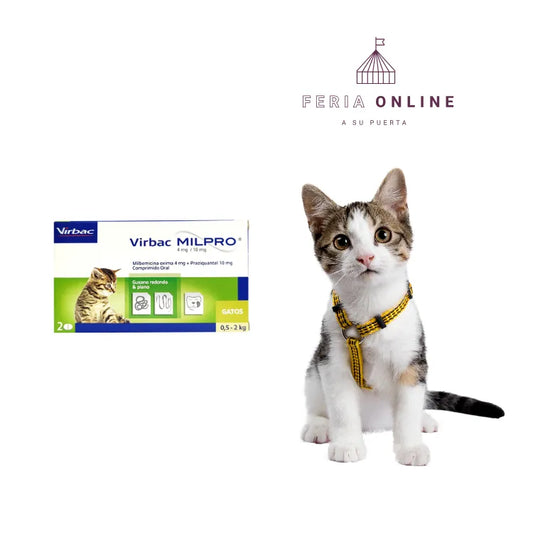 MILPRO 4mg/10mg - Endoparasiticida para Gatos