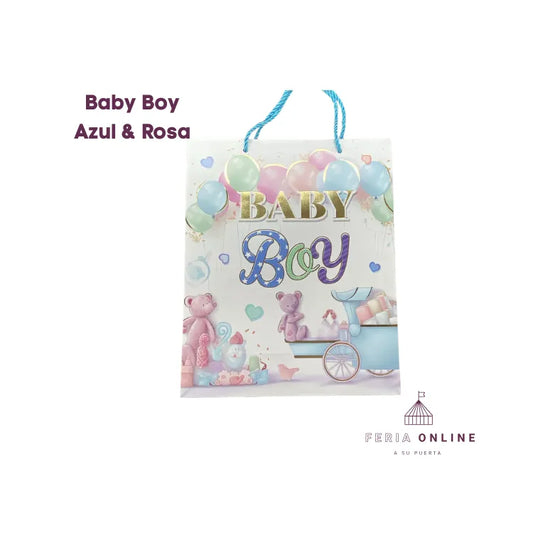 Bolsa De Regalo Baby Boy 26X32