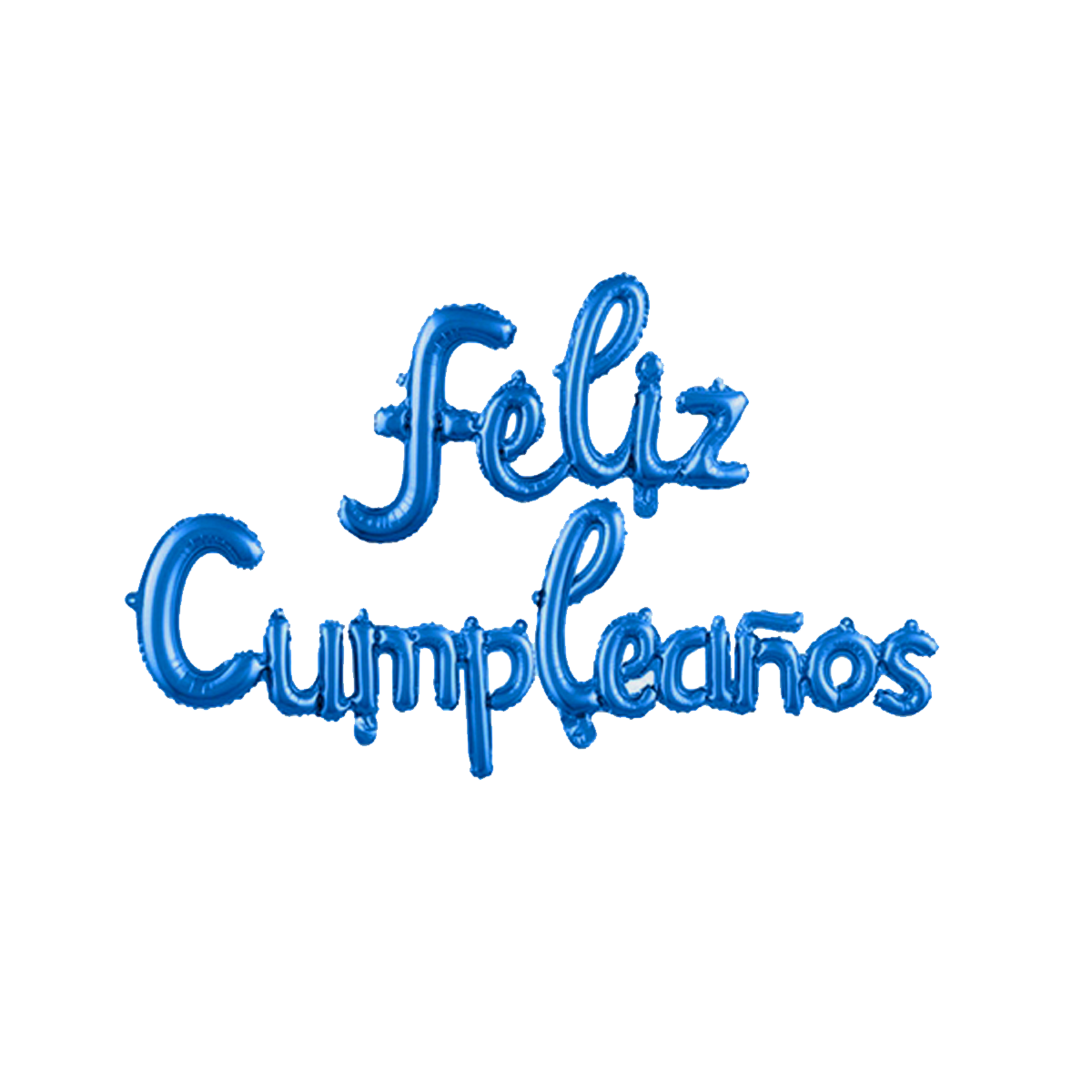 Letrero Feliz Cumpleaños Cursivo