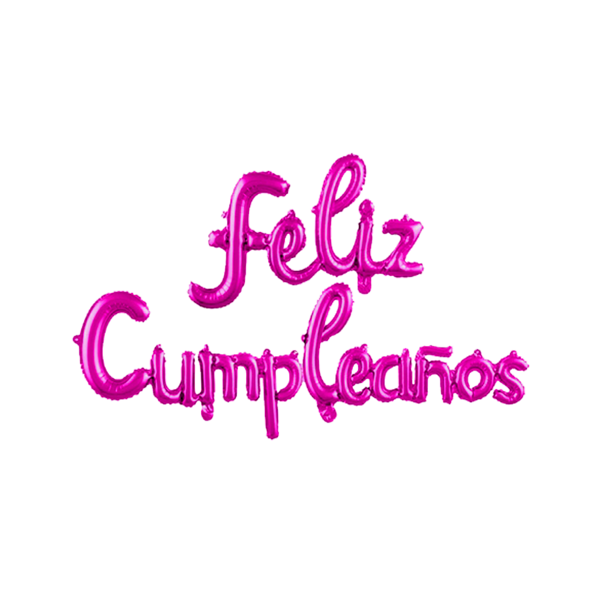 Letrero Feliz Cumpleaños Cursivo