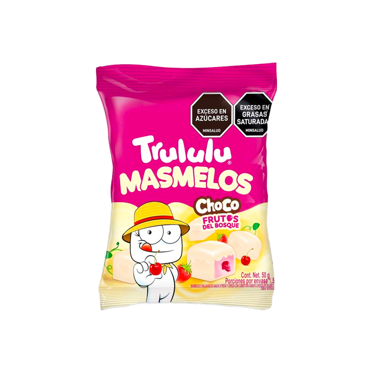 Masmelos Trululu Choco Frutos del Bosque x 50gr.