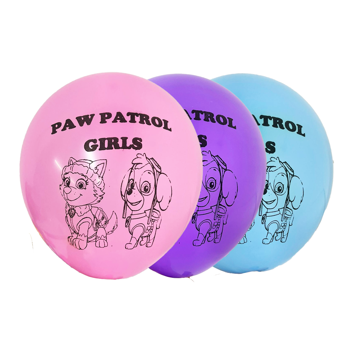 Globo Marcado R12 Paw Patrol Femenino