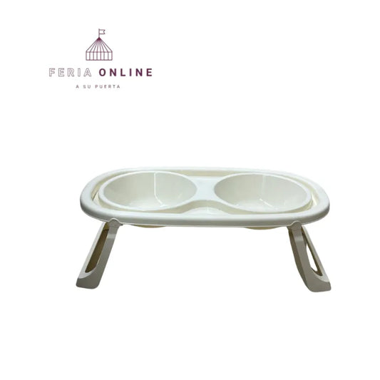 Comedero Doble Alto Extra Grande