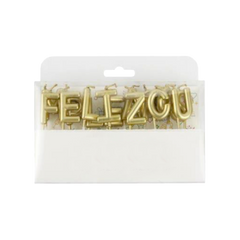 Velas Letras Feliz Cumpleaños