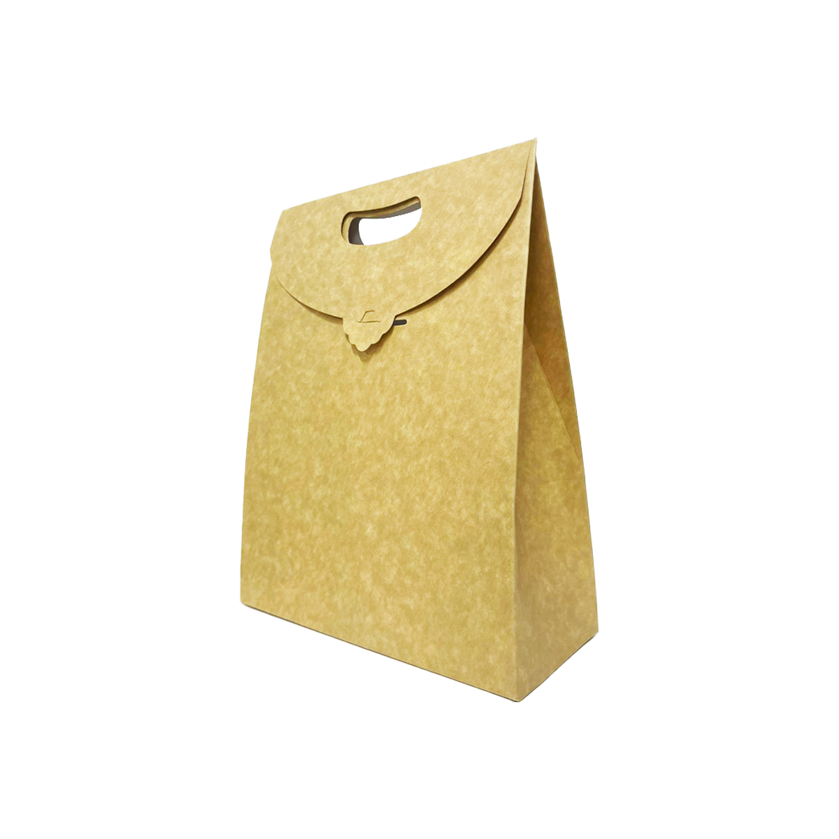 Bolsa Kraft Mediana Estilo Maletín