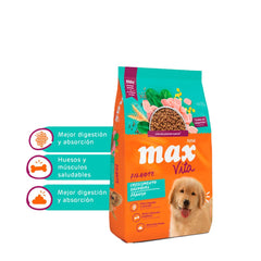 Max Vita Perros Cachorros Crecimiento Saludable