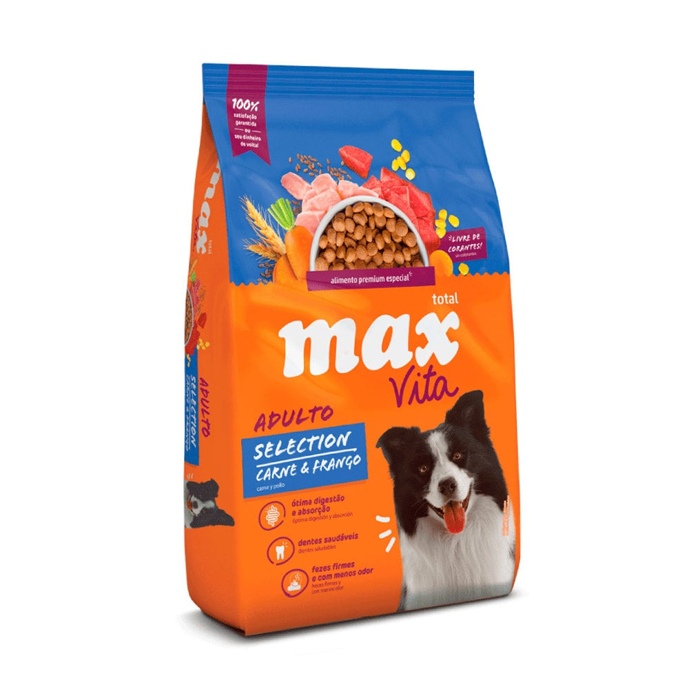 Max Vita Perros Adultos Selection Carne y Pollo