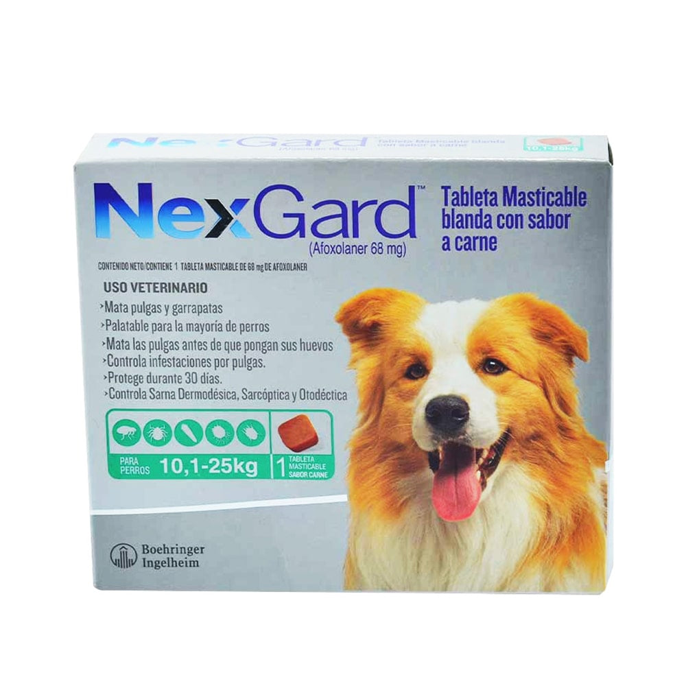 Nexgard Tableta Masticable - Antipulgas y Antiparasitario