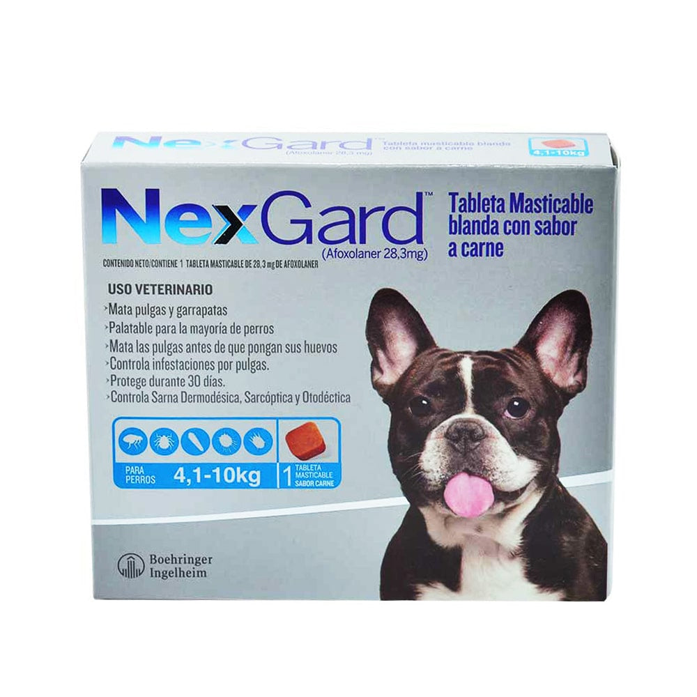 Nexgard Tableta Masticable - Antipulgas y Antiparasitario