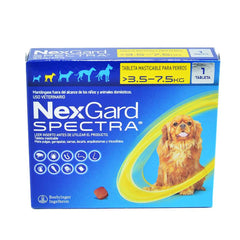 Nexgard Spectra Tableta Masticable - Antipulgas y Antiparasitario