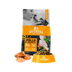 Nutriss Adultos Pollo y Vegetal 1kg.