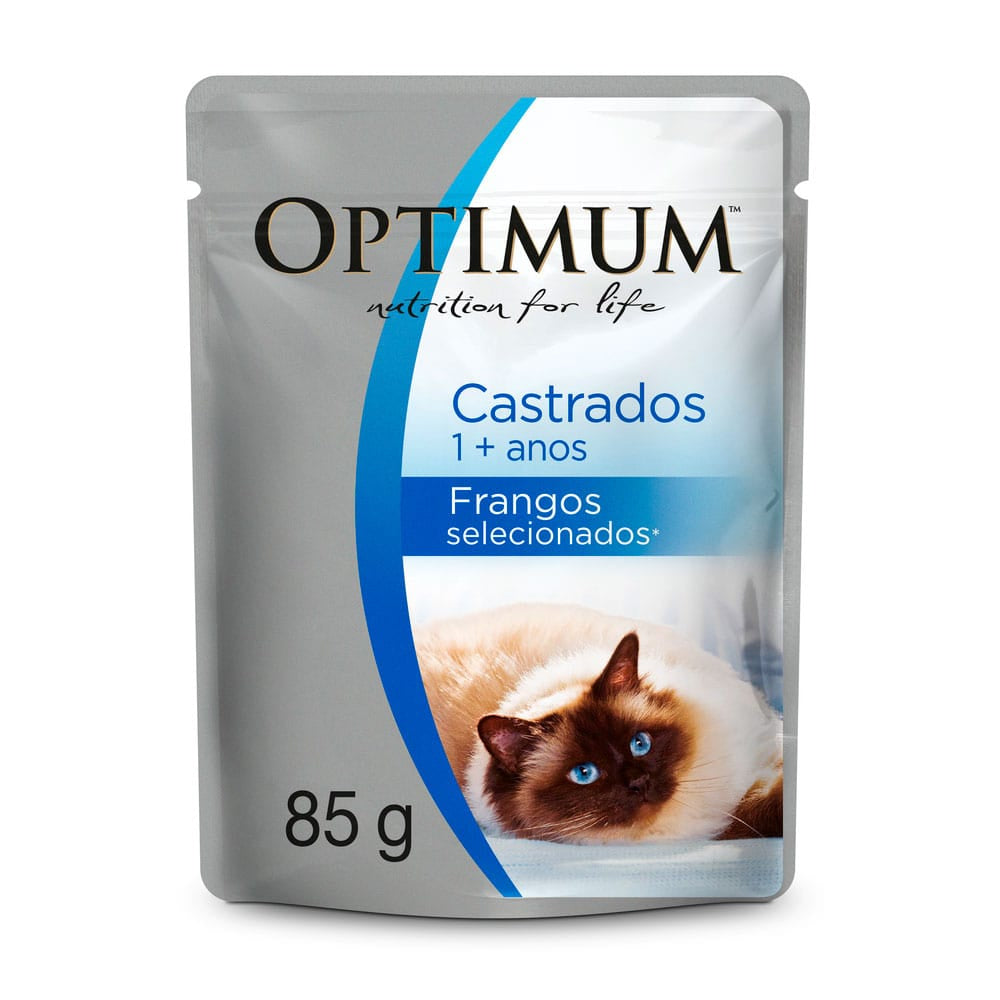 OPTIMUM Alimento Húmedo para Gatos Castrados