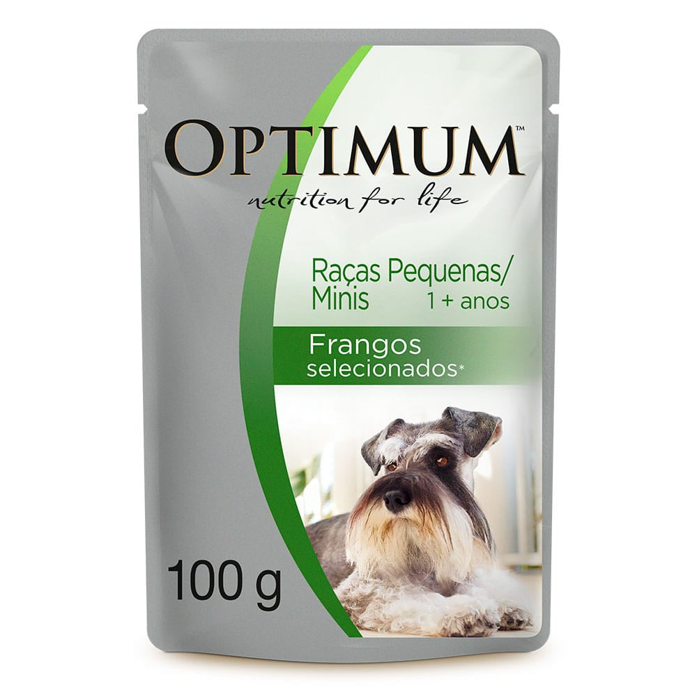 OPTIMUM Alimento Húmedo de Pollo para Perros Razas Pequeñas y Minis