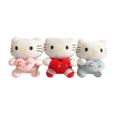 Peluche Hello Kitty Corazón 23cm.