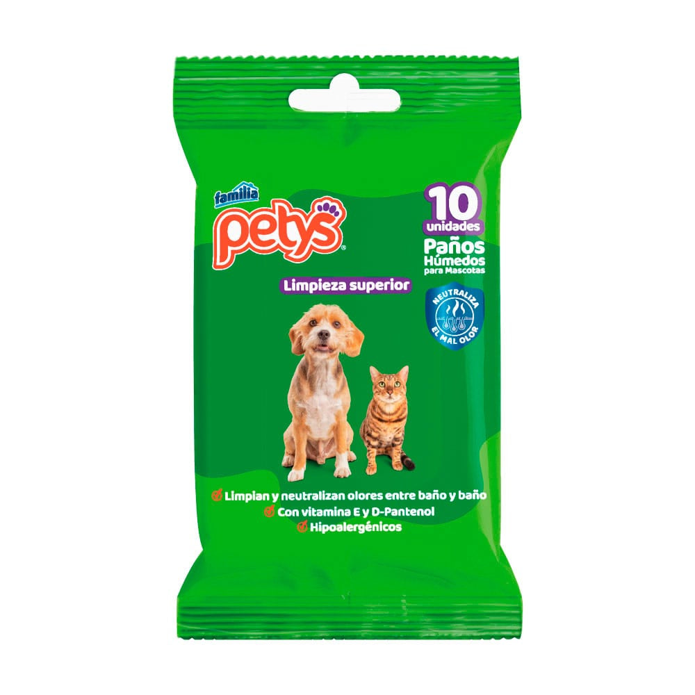 Pañitos Húmedos Petys