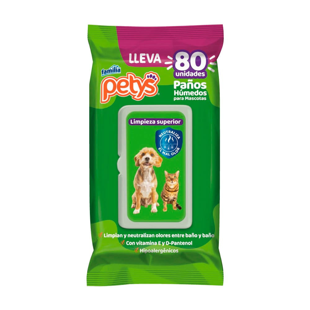 Pañitos Húmedos Petys