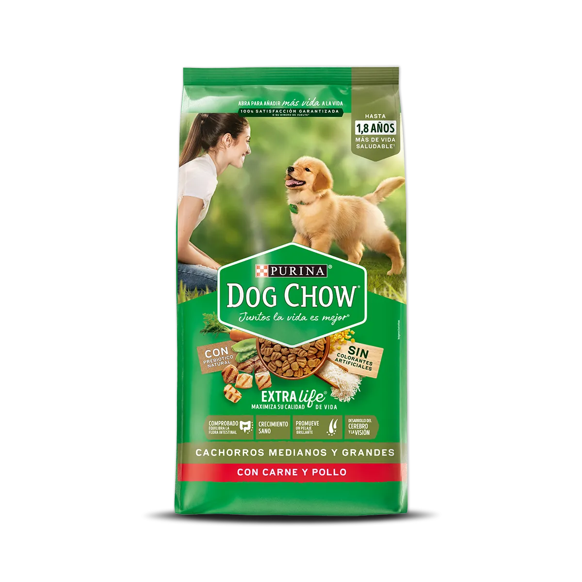 Dog Chow Cachorros Medianos y Grandes 1k.