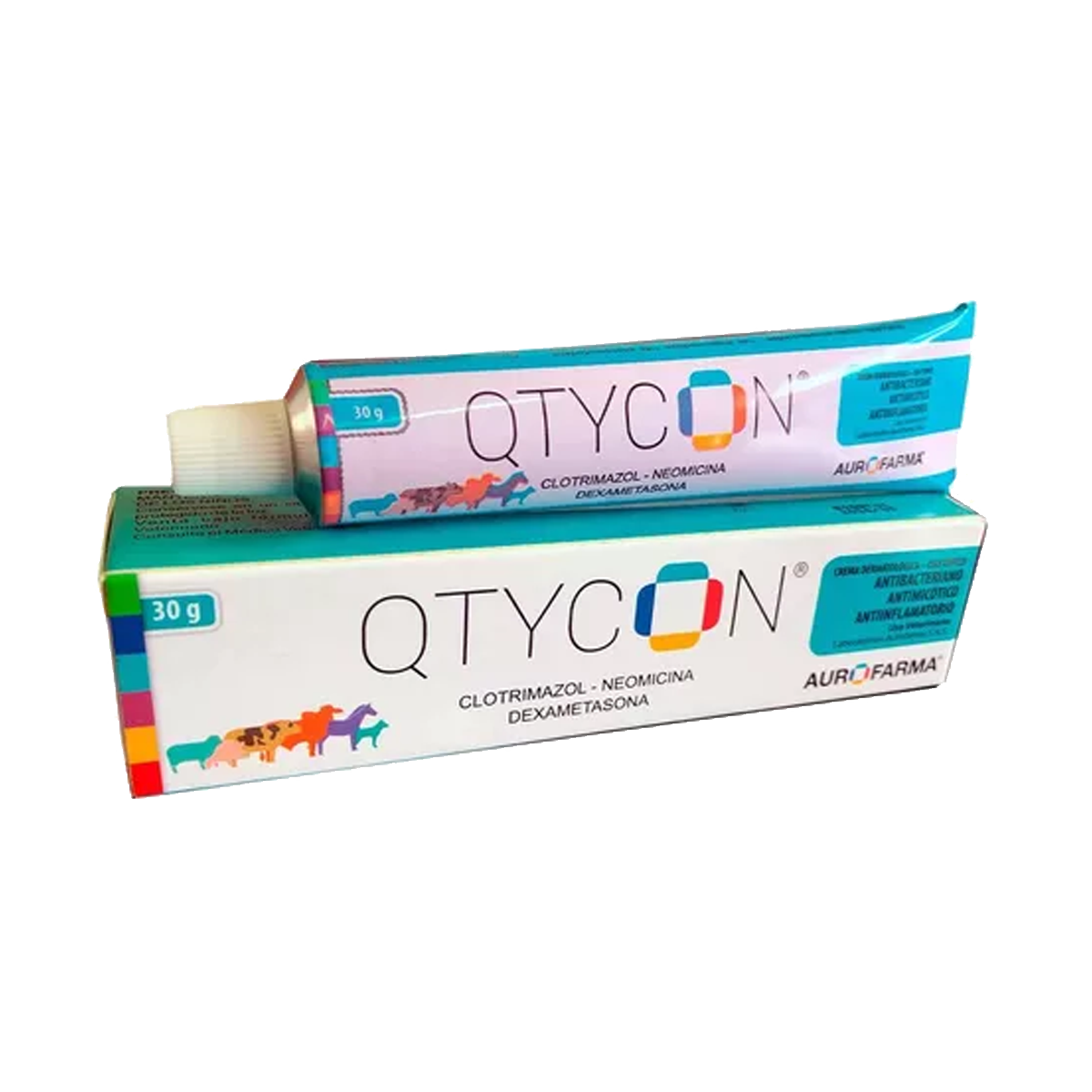 Crema Antiinflamatoria Qtycon para Perros 30gr.