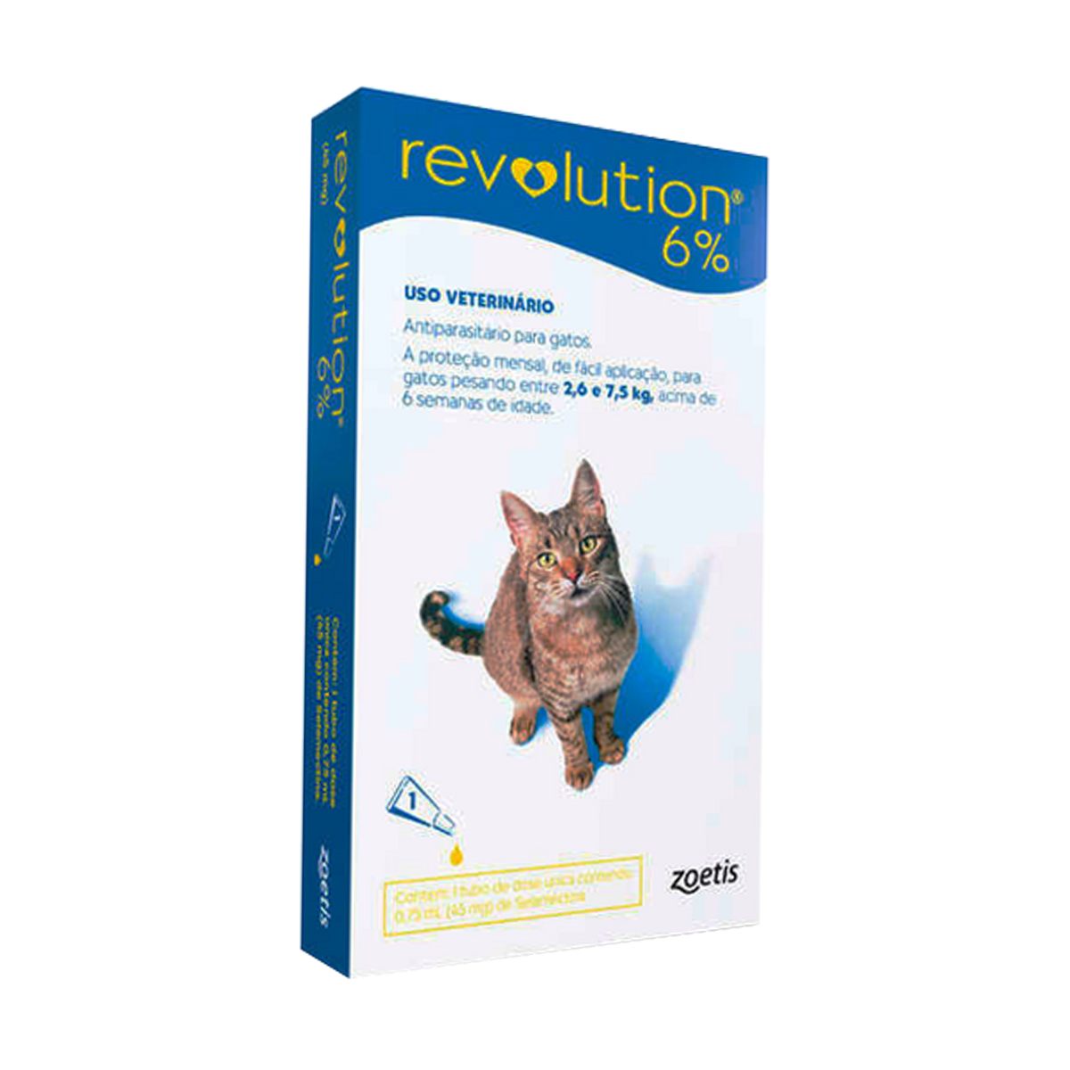 Desparasitante Revolution Selamectina para Gatos