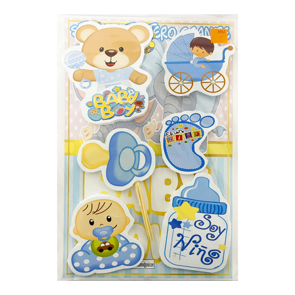 Sticker Tortero Baby Shower