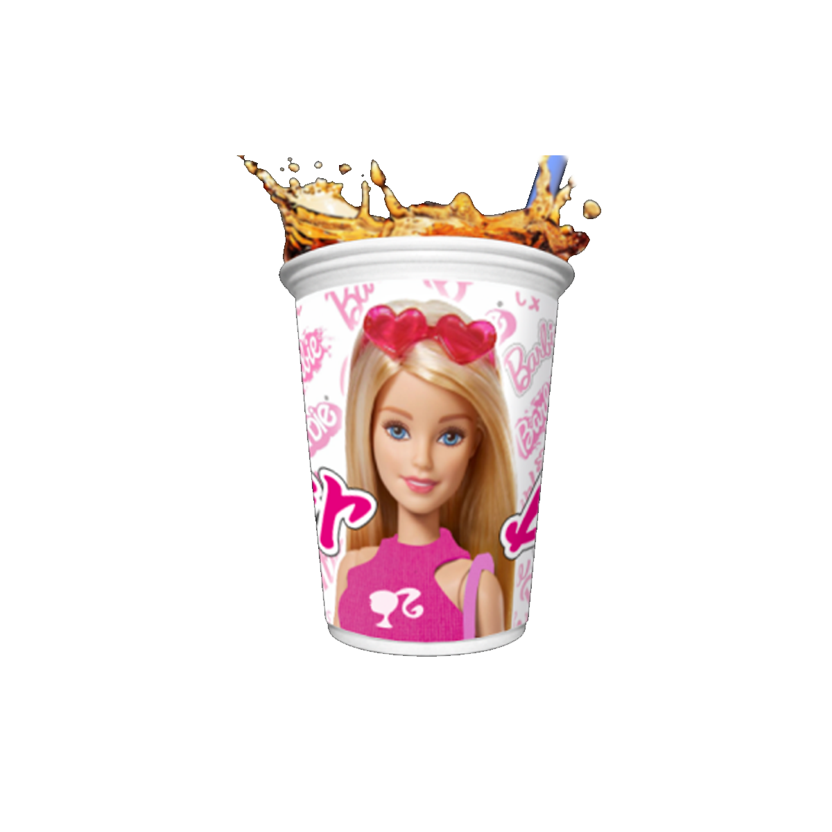 Vasos x12 Barbie