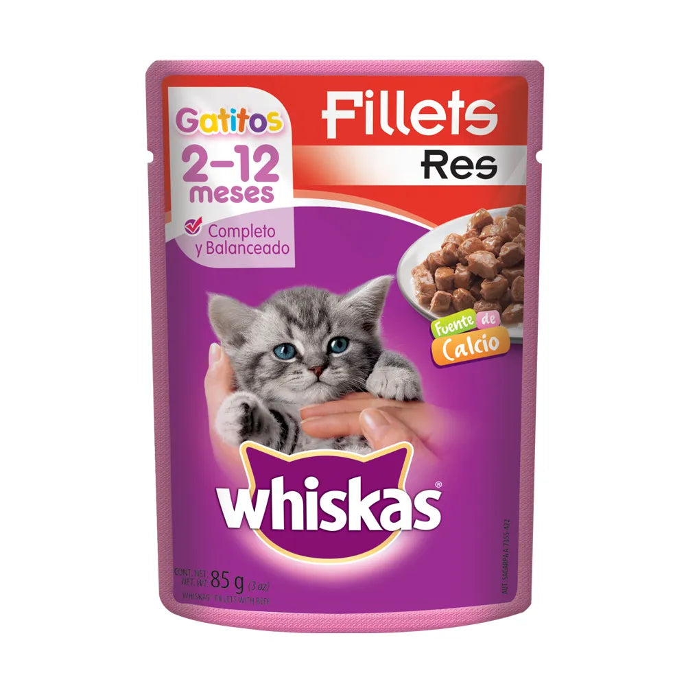 Alimento Húmedo Whiskas Gatitos Res