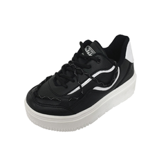 Tenis River para Dama Negro con Blanco