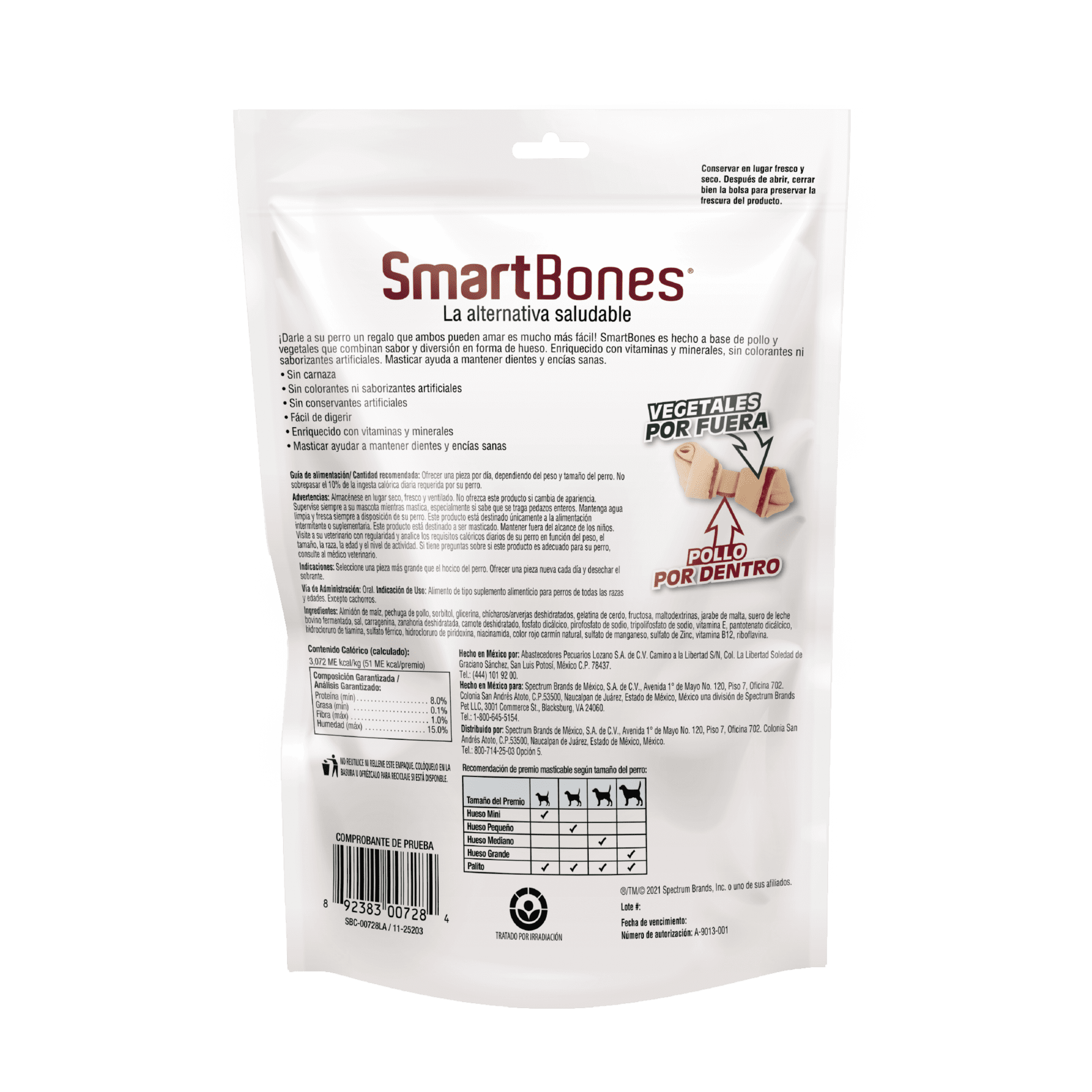 Snacks SmartBones Mini Huesos x8