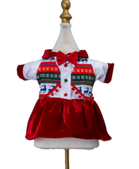 Vestido Chaleco Navidad